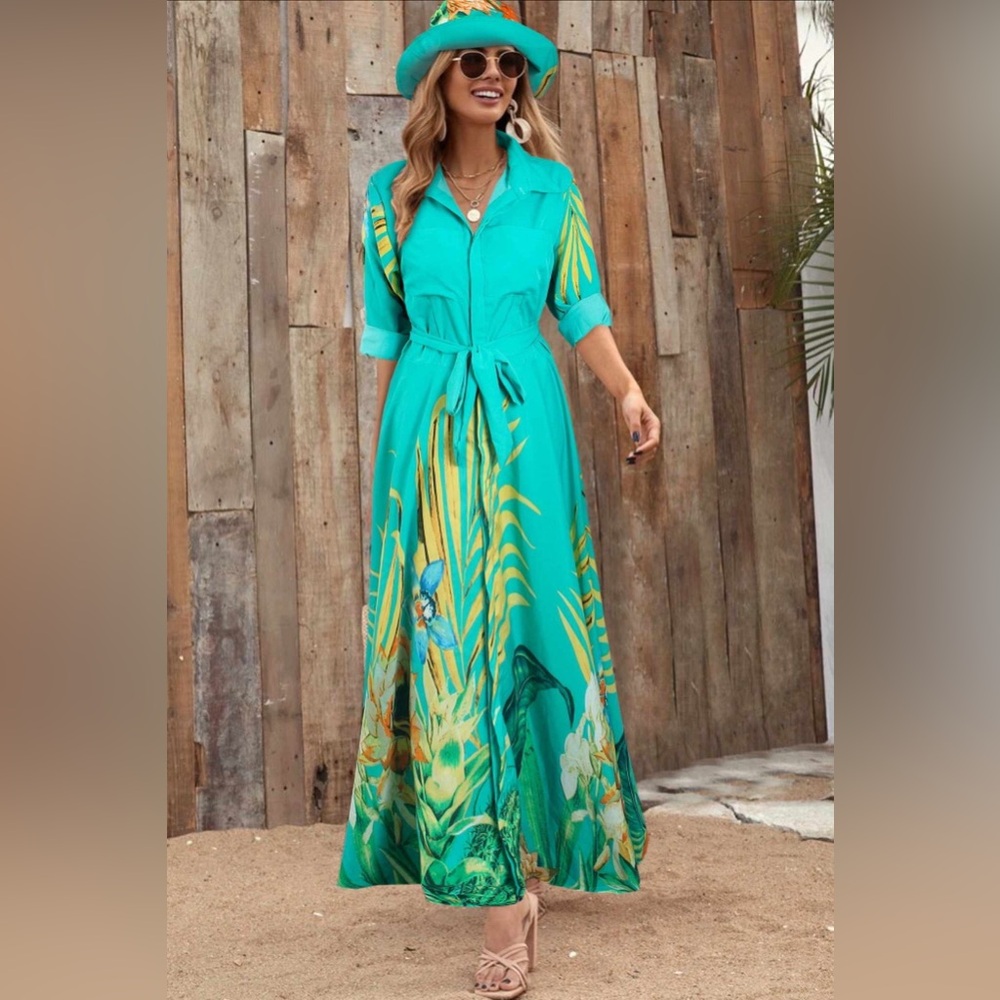 Beautiful Summer Dress w/ Hat